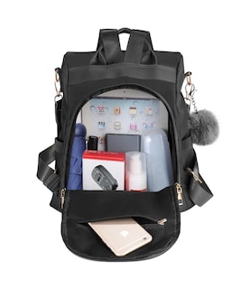 Foto 2 | Mochila Malubero para Mujer Oxford Impermeable Antirrobo color Negro