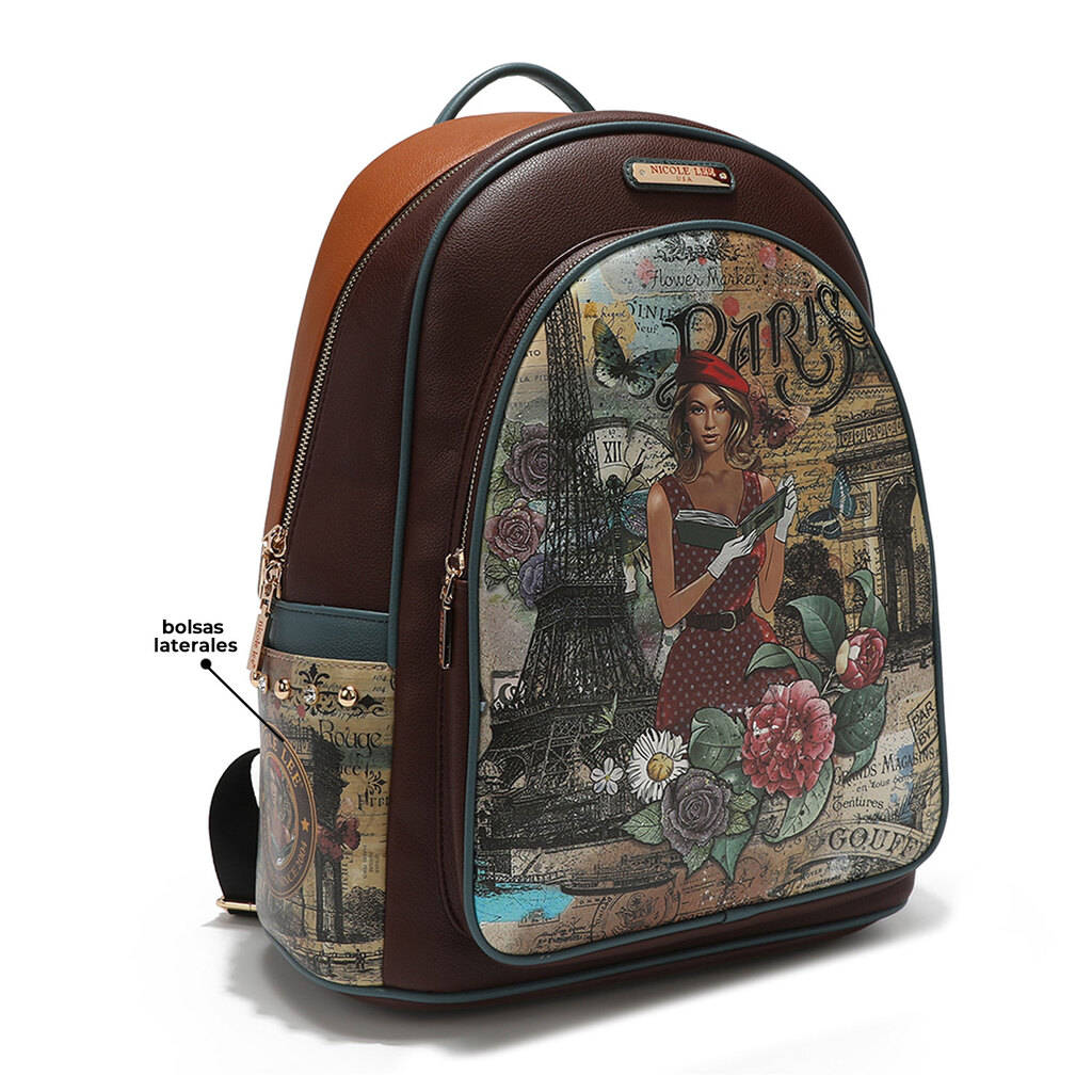 Foto 2 | Mochila Marca Nicole Lee Con Cierre París Fashion Week