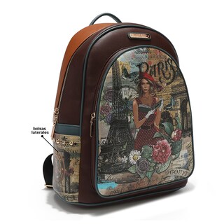 Foto 2 | Mochila Marca Nicole Lee Con Cierre París Fashion Week