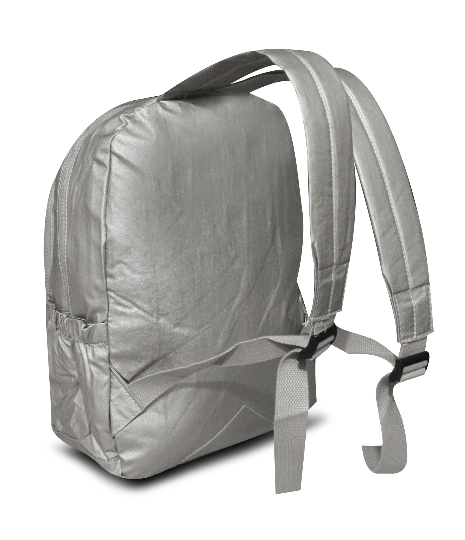 Foto 4 pulgar | Mochila para Dama Mccarthy Mc-022/2a color Plateado