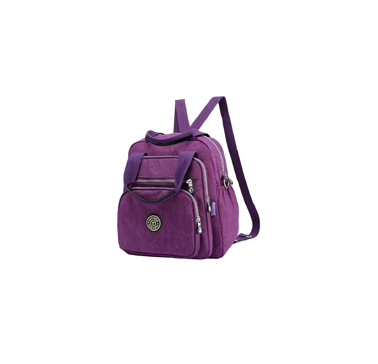 Foto 2 pulgar | Bolso Mochila Impermeable 2 En 1 Para Mujer Morado