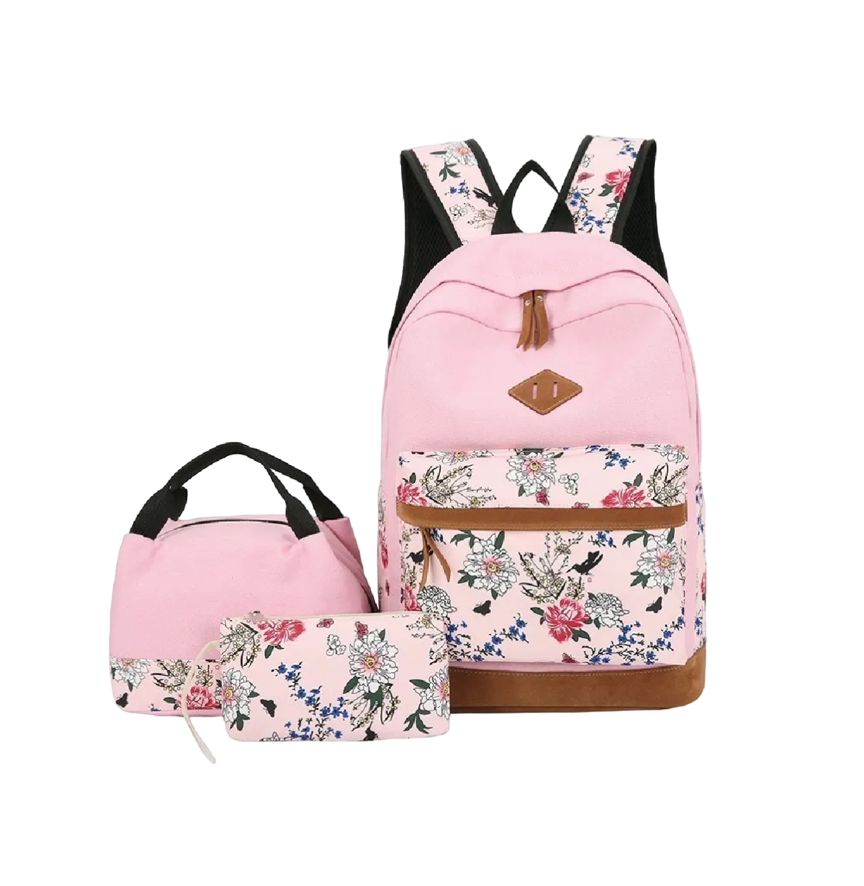 Foto 2 pulgar | Mochila Malubero color Rosa 3 Piezas