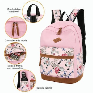 Foto 2 | Mochila Malubero color Rosa 3 Piezas