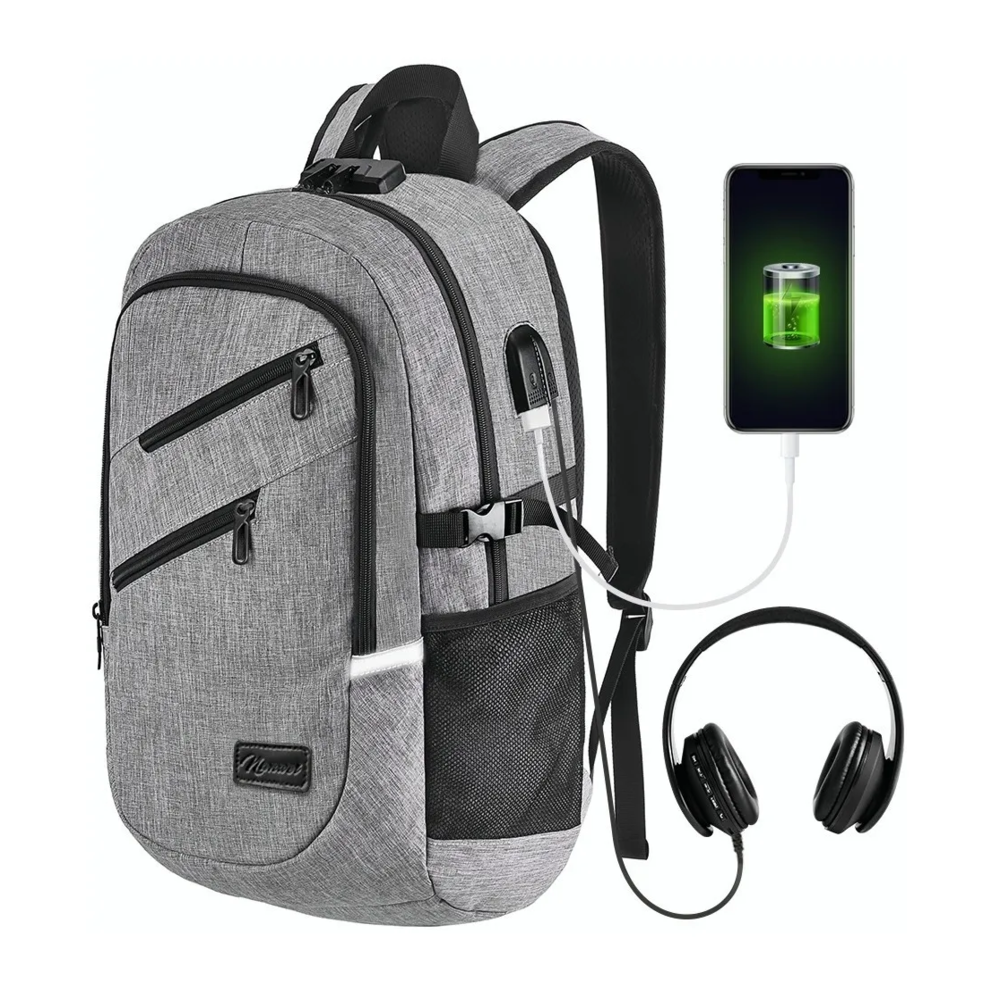 Foto 1 | Nueva Mochila Antirrobo Superior Negocios Impermeable Belug 35l color Gris