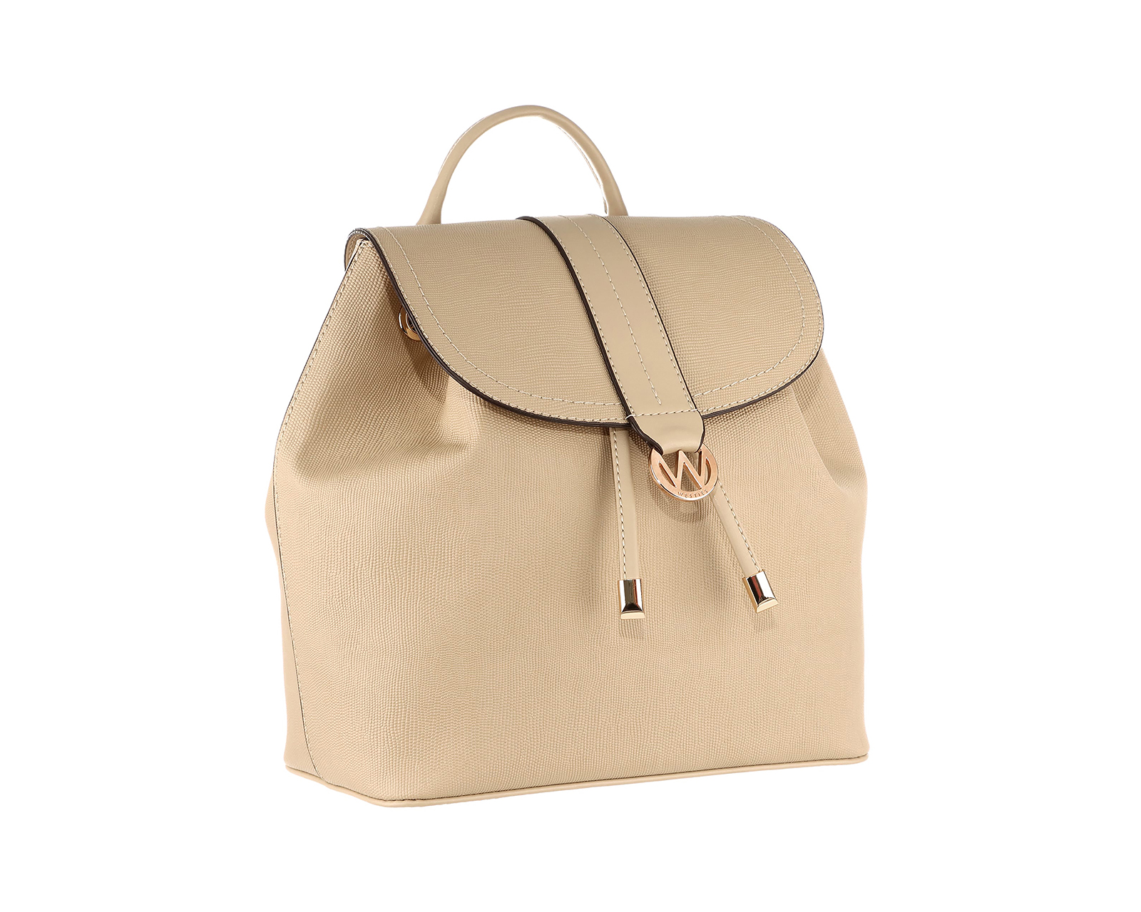 Mochila Westies Hbnabila5we Beige Sintético