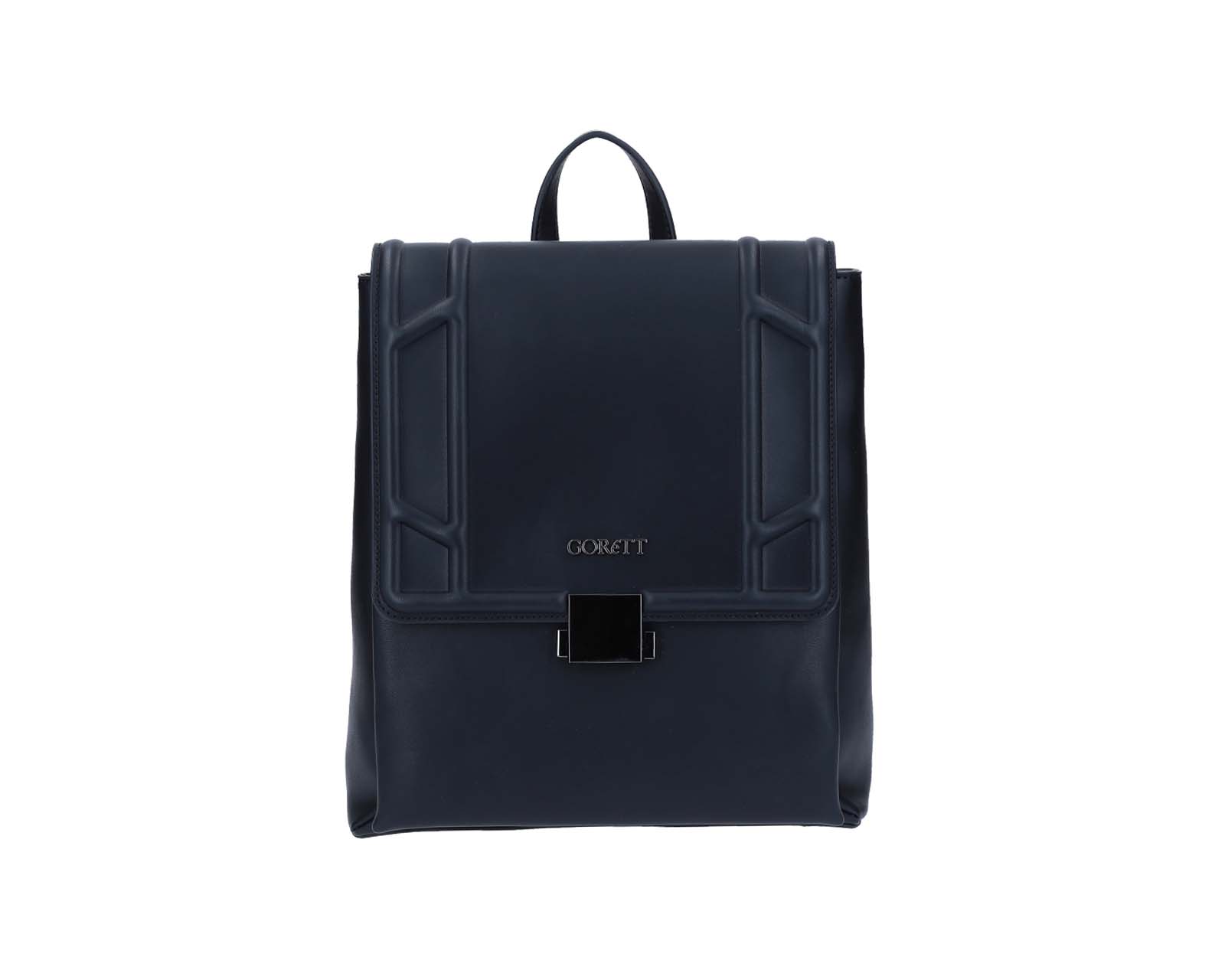Mochila Backpack Grande Gorett Negro Tippy