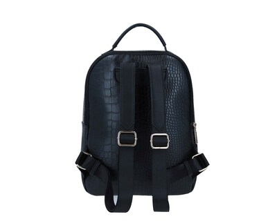 Foto 3 | Mochila Backpack Grande Gorett Negro Ekze Porta Laptop De Hasta 13 Pulgadas