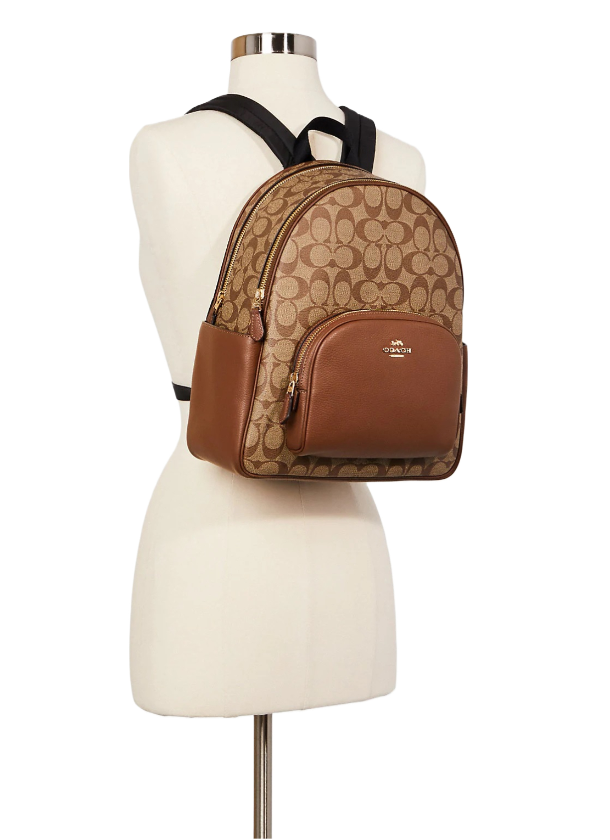 Foto 5 pulgar | Mochila Court Coach 5671 IME74 color Marrón