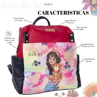 Foto 2 | Mochila Nikky by Nicole Lee Nova Backpack Multicolor