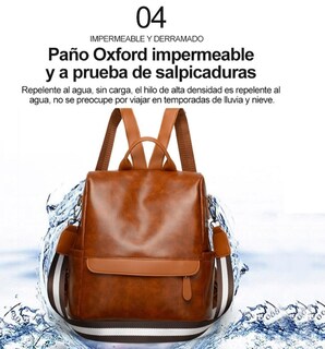 Foto 3 | Mochila Funbu color Marrón para Mujer