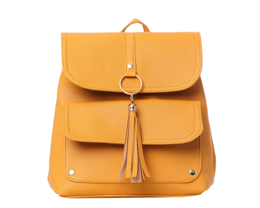 Mochila Fana F3107 color Amarillo para Mujer