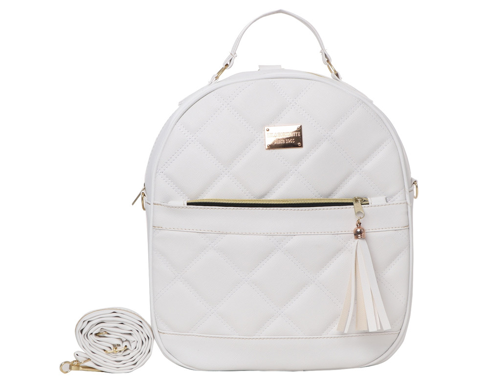 Mochila de Mujer Casual Fana Genoveva F-3155 color Blanco