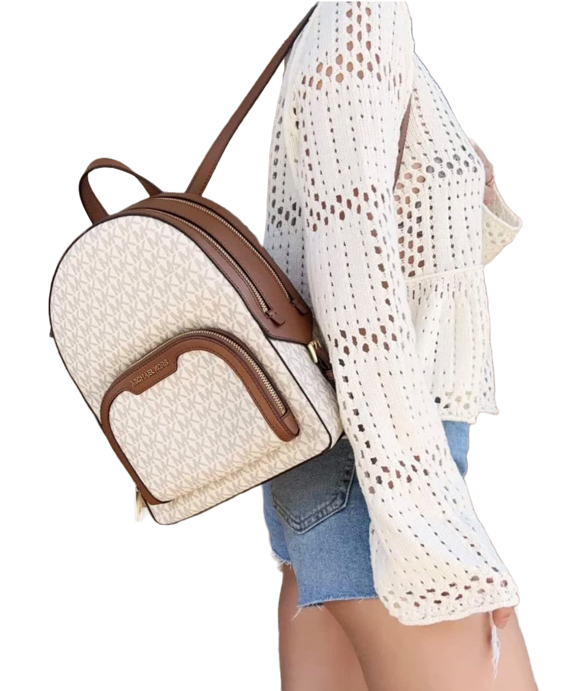 Foto 5 pulgar | Mochila Michael Kors Jaycee 35S2G8TB2B color Beige