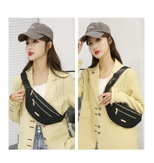 Foto 4 | Riñonera Multiusos Impermeable Belug color Negro para Mujer