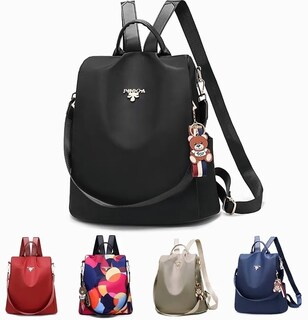 Foto 2 | Mochila Funbu Moda Oxford Impermeable Antirrobo Negra para Mujer