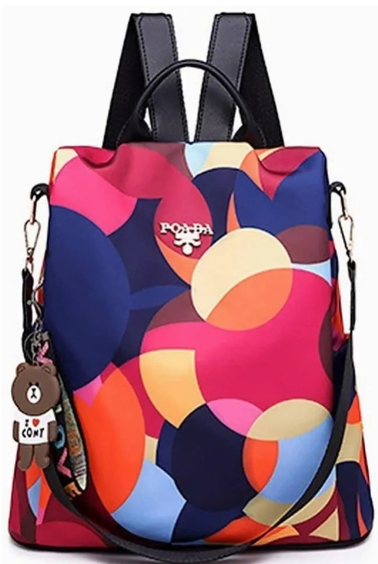 Mochila Funbu Moda Oxford Impermeable Antirrobo para Mujer