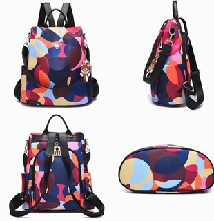 Foto 3 | Mochila Funbu Moda Oxford Impermeable Antirrobo para Mujer
