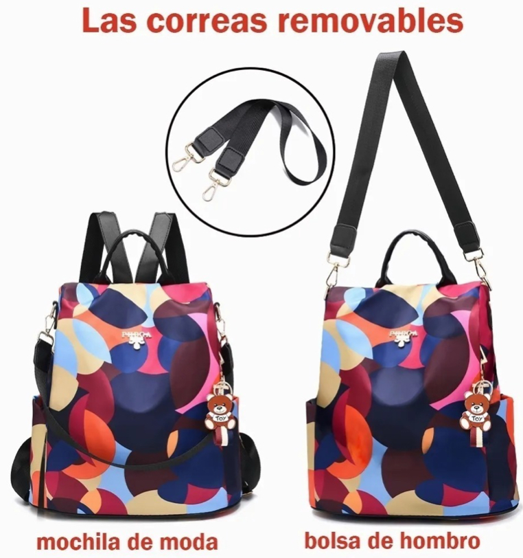 Foto 5 pulgar | Mochila Funbu Moda Oxford Impermeable Antirrobo para Mujer