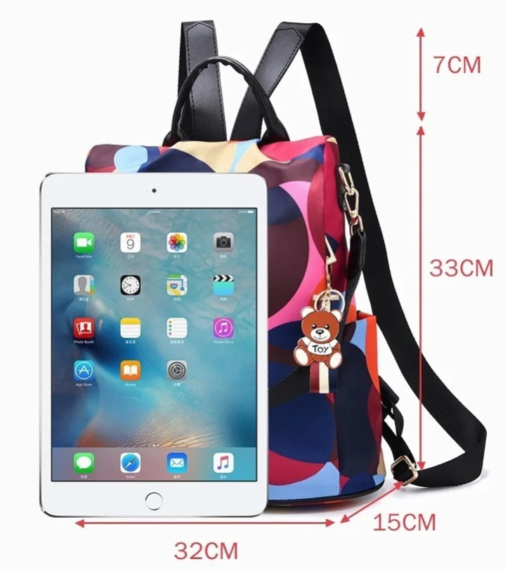 Foto 5 | Mochila Funbu Moda Oxford Impermeable Antirrobo para Mujer