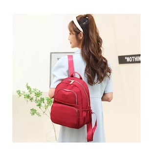 Foto 5 | Mochila Belug Impermeable color Rojo para Mujer