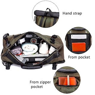 Foto 3 | Venta Internacional- Mochila Viaje Kaka Bolsa de Mano Resistente Al Agua Aprobada Vuelos