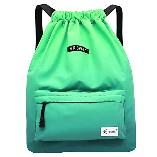 Foto 2 pulgar | Venta Internacional- Bolsa con Cordón Impermeable Mochila Deportiva para Hombres Mujeres y Niñas