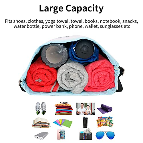 Foto 6 pulgar | Venta Internacional- Bolsa con Cordón Impermeable Mochila Deportiva para Hombres Mujeres y Niñas