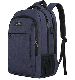 Foto 2 | Venta Internacional- Mochila MATEIN para Laptop con Puerto de Carga USB Elegante
