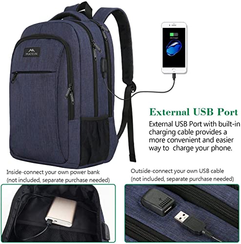 Foto 6 pulgar | Venta Internacional- Mochila MATEIN para Laptop con Puerto de Carga USB Elegante