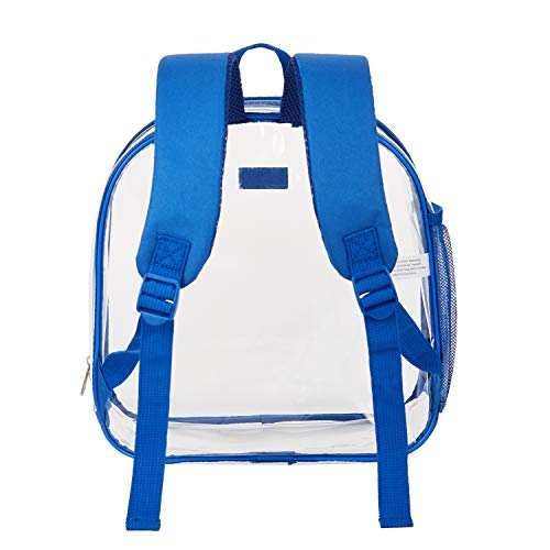 Foto 5 pulgar | Venta Internacional- Mochila Transparente Bagenius Pequeña Azul para Estadios