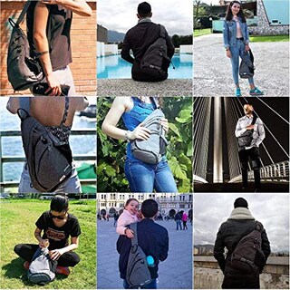 Foto 3 | Venta Internacional - Mochila Sling Bag Crossbody Waterfly para Hombro Informal Cruzada Pecho o Lateral