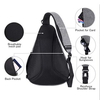 Foto 5 | Venta Internacional - Mochila Sling Bag Crossbody Waterfly para Hombro Informal Cruzada Pecho o Lateral
