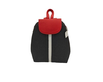 Foto 1 | Mochila En Piel Vacuno Cincelada Fana Valentina Multicolor
