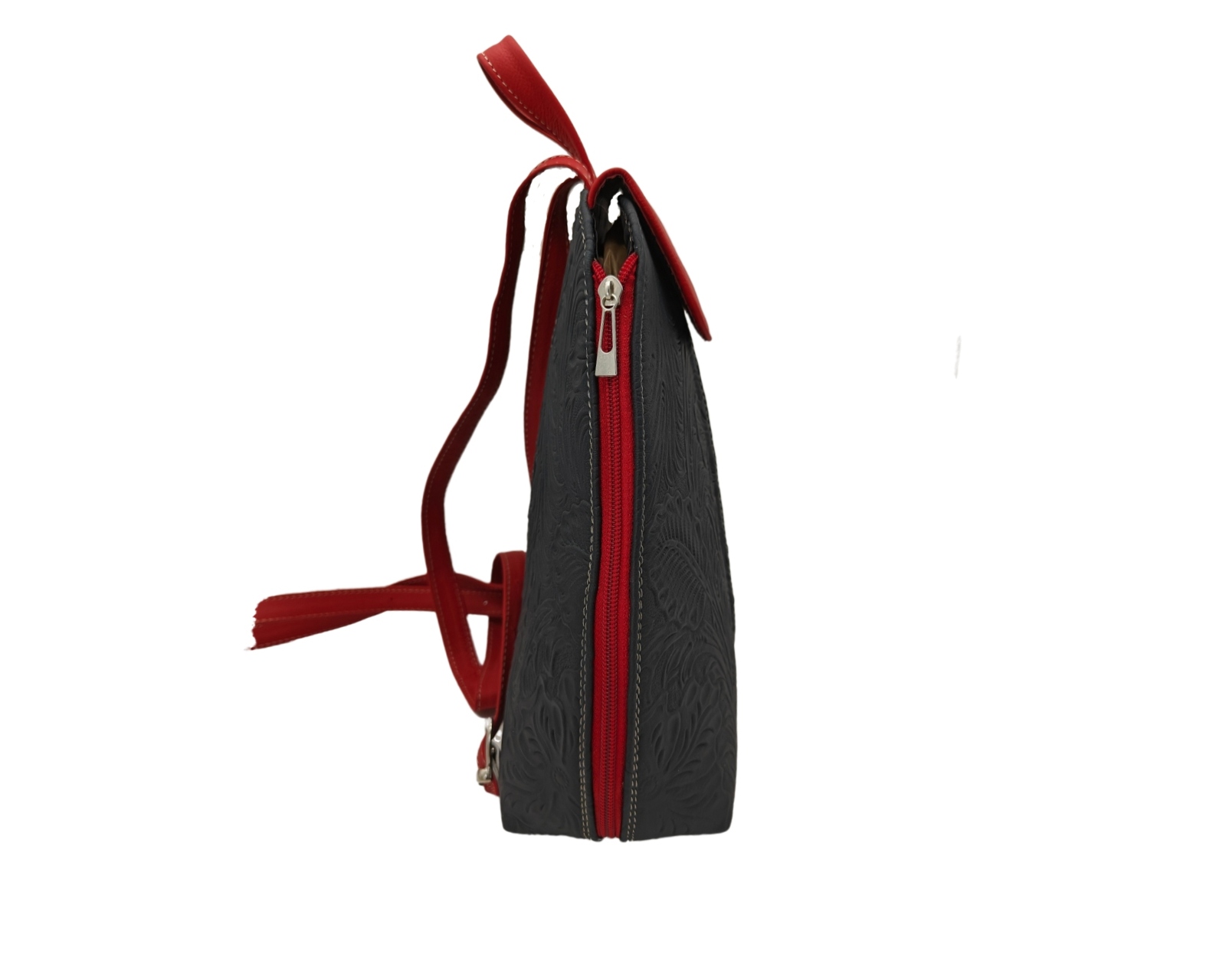 Foto 4 pulgar | Mochila En Piel Vacuno Cincelada Fana Valentina Multicolor