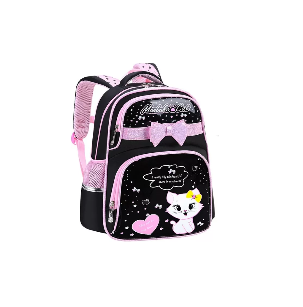 Mochila Impermeable Gatito para Niña