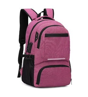 Foto 2 | Mochila Impermeable Portátil Antirrobo Púrpura