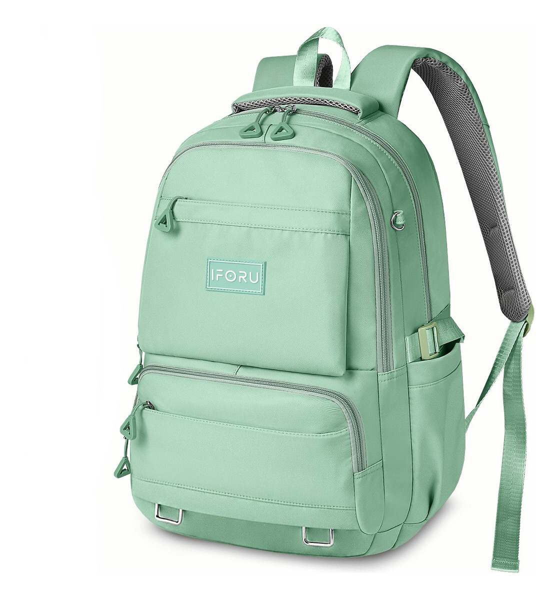Mochila Escolar Viaje Bolsa P/ Laptop 15.6 Inch Iforu 30l, Verde