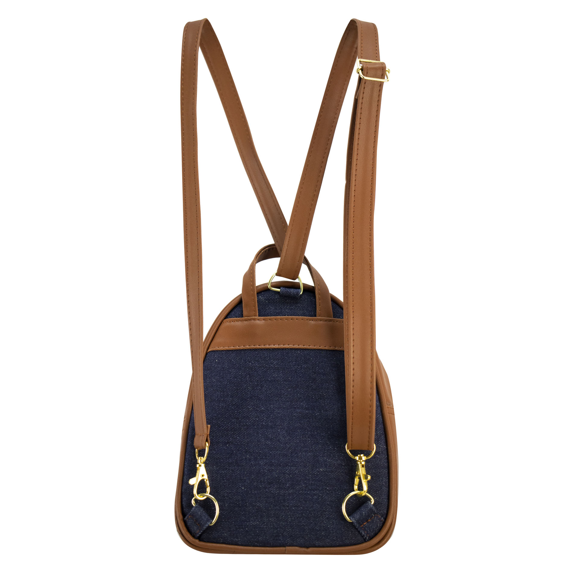 Foto 3 | Mochila Para Dama Camel Mezclilla Textil/sintetico Gretell Nueva Imagen