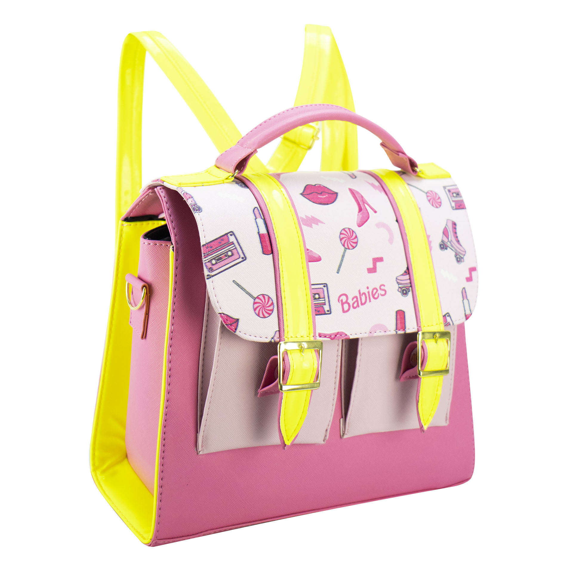 Foto 3 pulgar | Mochila Para Dama Rosa Pop Babies Sintetico Daisy  Nueva Imagen