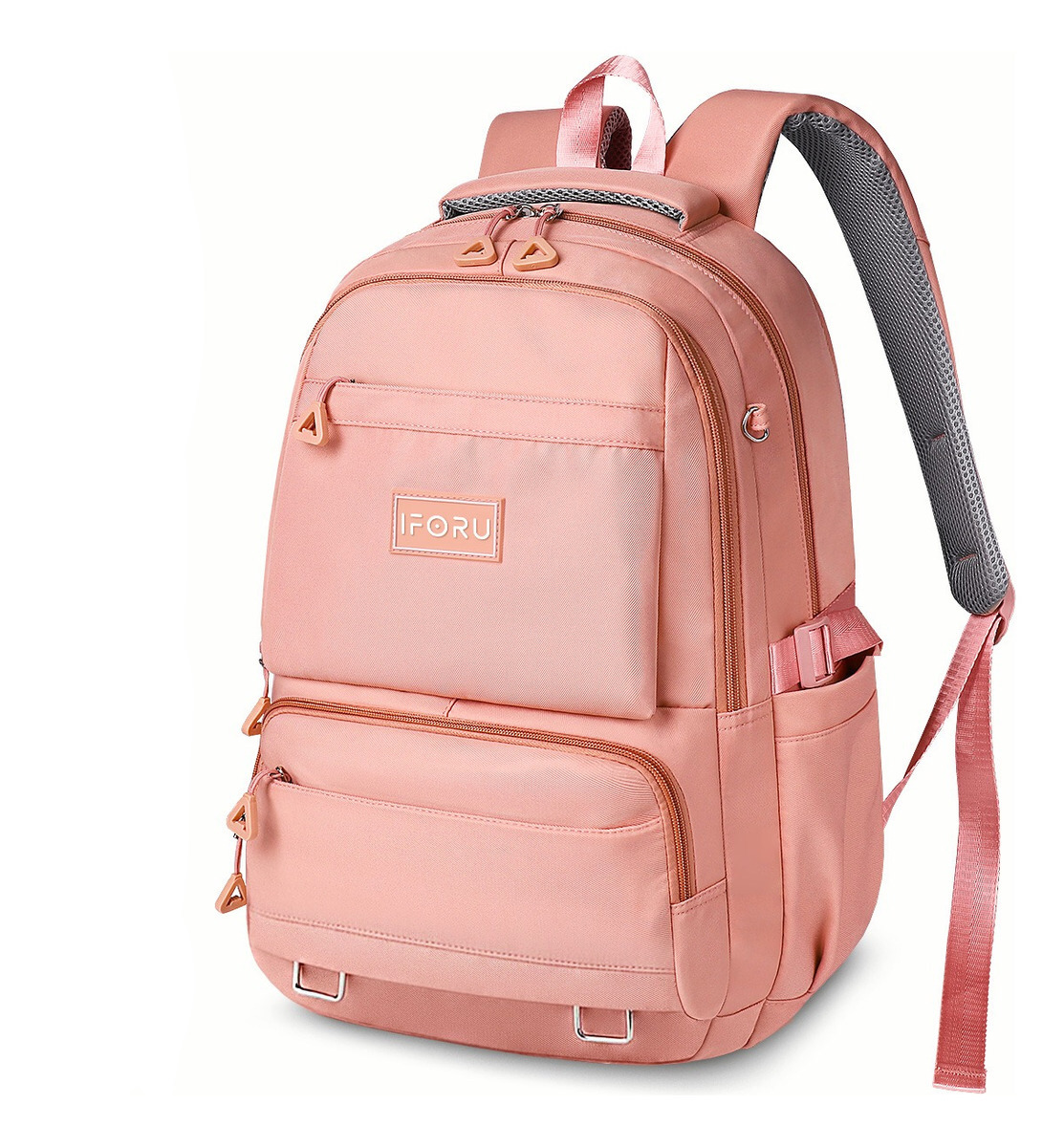 Mochila Escolar Viaje Bolsa P/ Laptop 15.6 Inch Iforu 30l, Rosa