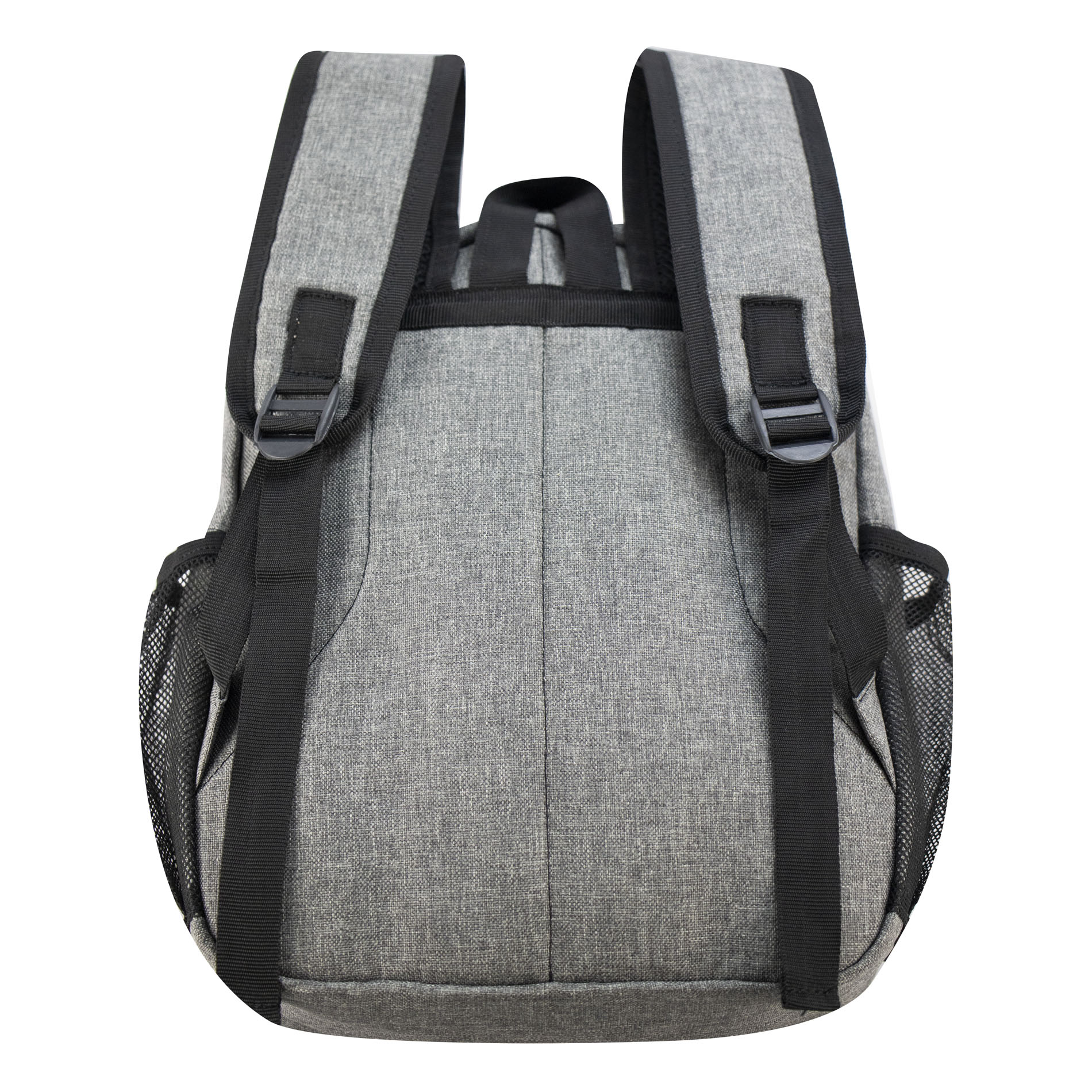 Foto 4 pulgar | Mochila Nueva Imagen Georgia Gris Curri Negro Textil Sintético Unisex