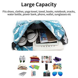 Foto 4 | Venta Internacional- Mochila Cordón Impermeable Risefit Azul
