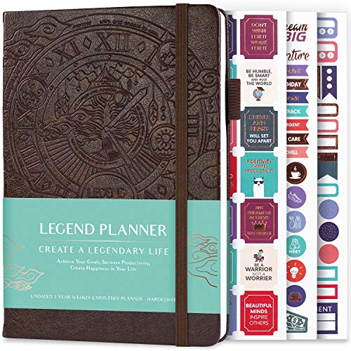 Venta Internacional- Planificador Legend: Vida Más Feliz Organizador de Metas y Productividad