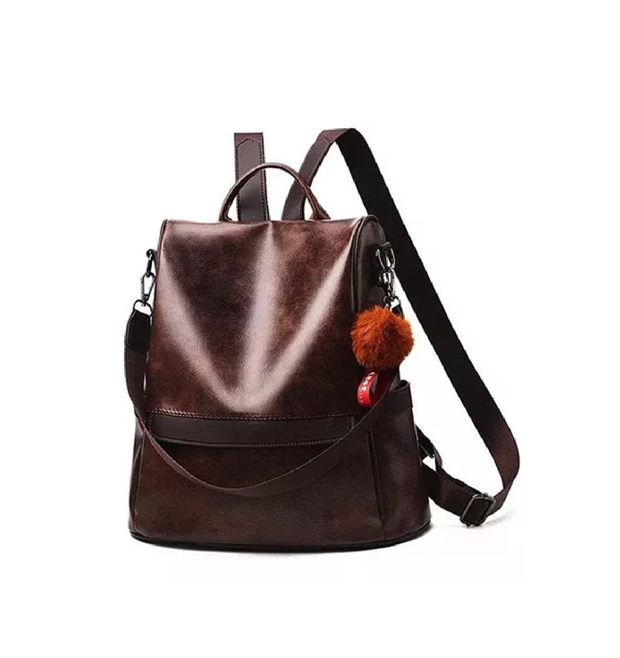 Bolsa Mujer/niñas Mochila De Mujer Casual 3 Estilo+cartera Marron