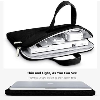 Foto 5 | Bolsa para Laptop Hseok Negro para Macbook de 13"