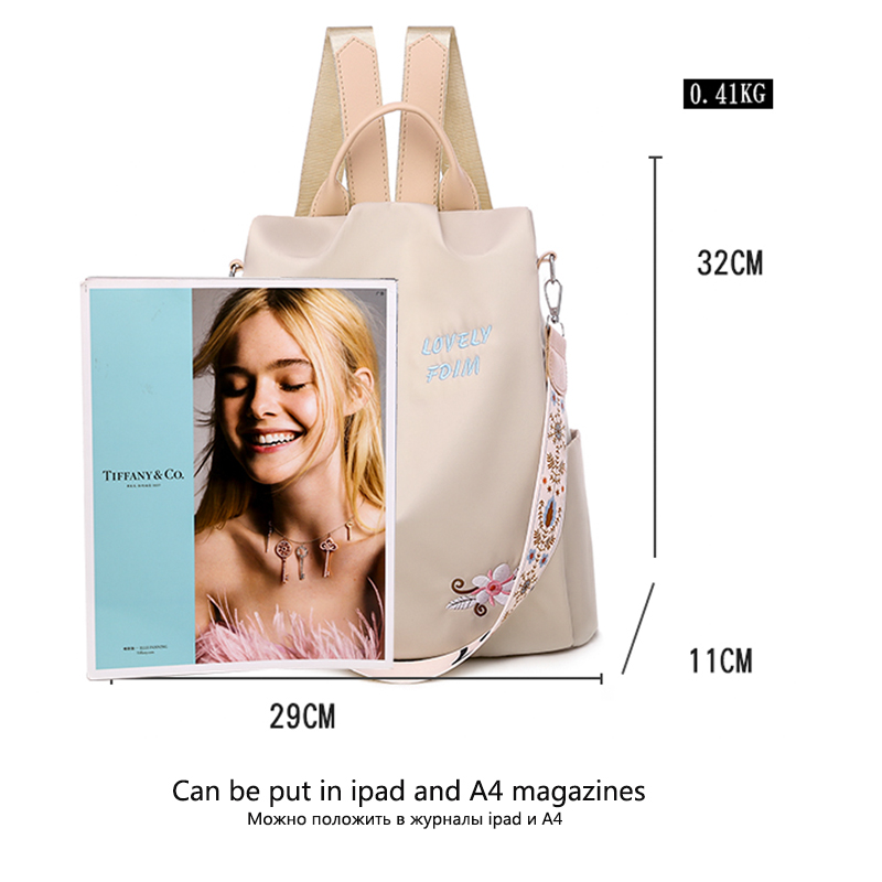 Foto 4 pulgar | Venta Internacional- Mochila Casual Gris para Mujer
