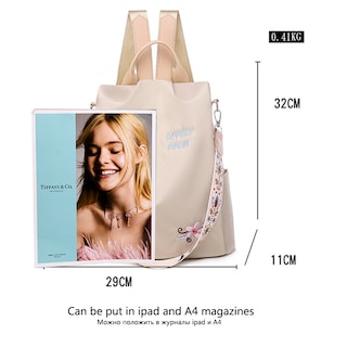Foto 3 | Venta Internacional- Mochila Casual Gris para Mujer