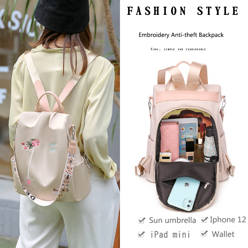 Foto 5 | Venta Internacional- Mochila Casual Gris para Mujer