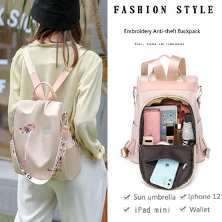 Foto 5 | Venta Internacional- Mochila Casual Gris para Mujer