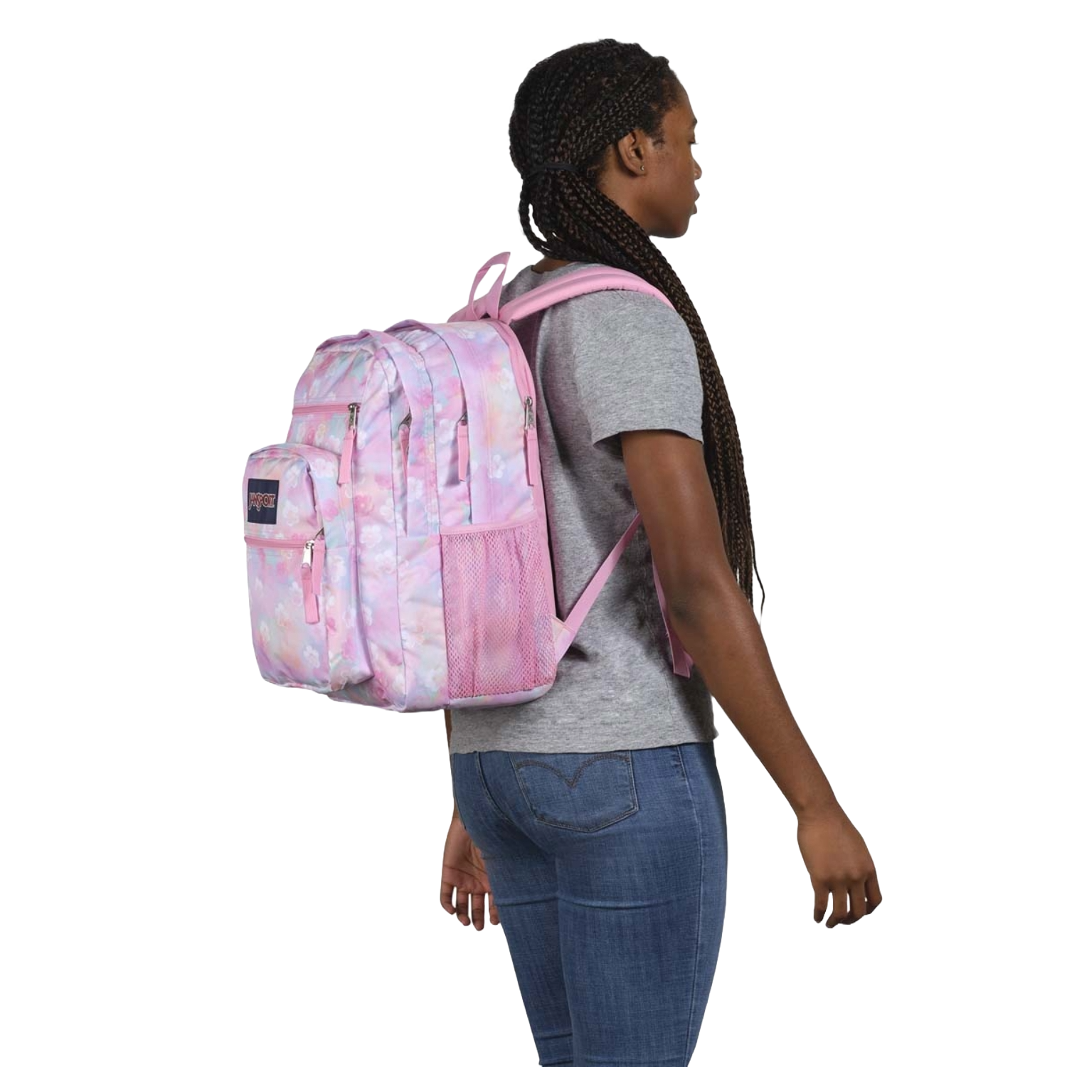 Foto 5 pulgar | Mochila Jansport Js0a47jkao5 Rosa para Mujer